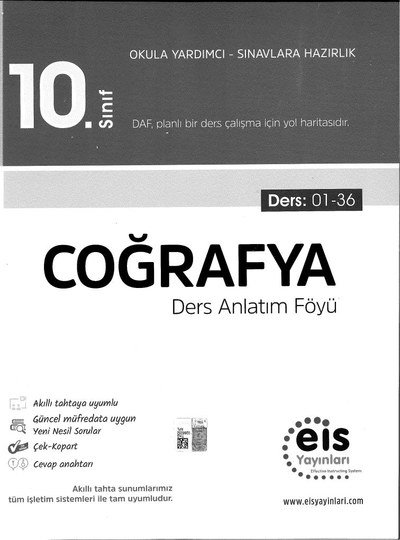 COĞRAFYA DERS ANLATIM FÖYÜ OKULA YARDIMCI SINAVLARA HAZIRLIK Fotokopi GO - Tüm Sınavlarda Daha İleriye