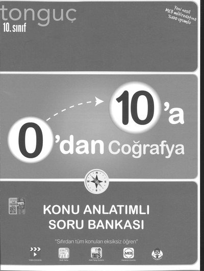 0'DAN 10'A COĞRAFYA KONU ANLATIMLI SORU BANKASI Fotokopi GO - Tüm Sınavlarda Daha İleriye