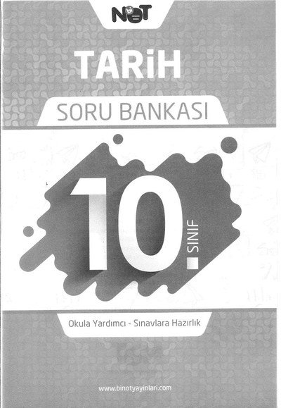 TARİH SORU BANKASI Fotokopi GO - Tüm Sınavlarda Daha İleriye