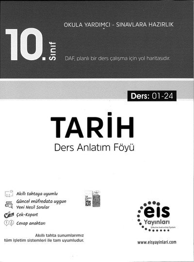 TARİH DERS ANLATIM FÖYÜ Fotokopi GO - Tüm Sınavlarda Daha İleriye