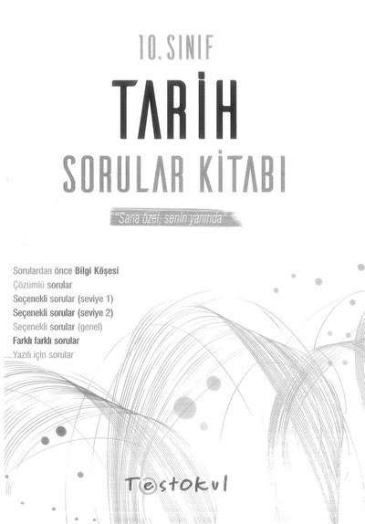 TARİH SORULAR KİTABI Fotokopi GO - Tüm Sınavlarda Daha İleriye