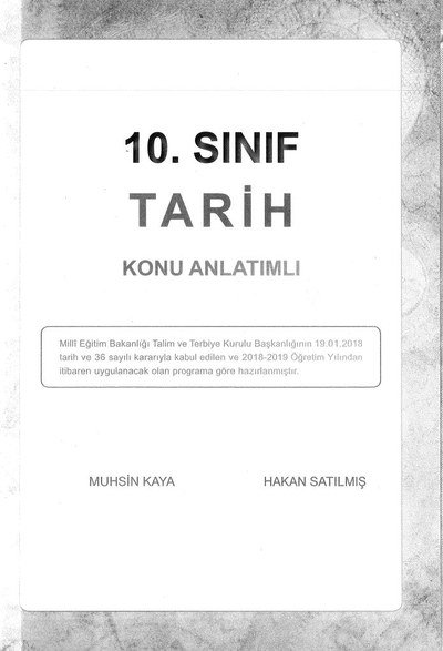 TARİH KONU ANLATIMLI Fotokopi GO - Tüm Sınavlarda Daha İleriye