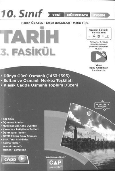 TARİH 3. FASİKÜL Fotokopi GO - Tüm Sınavlarda Daha İleriye
