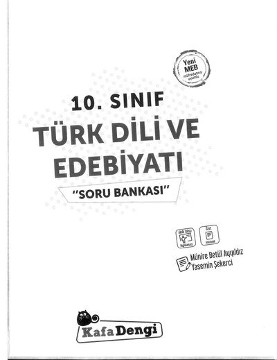 TÜRK DİLİ VE EDEBİYATI SORU BANKASI Fotokopi GO - Tüm Sınavlarda Daha İleriye