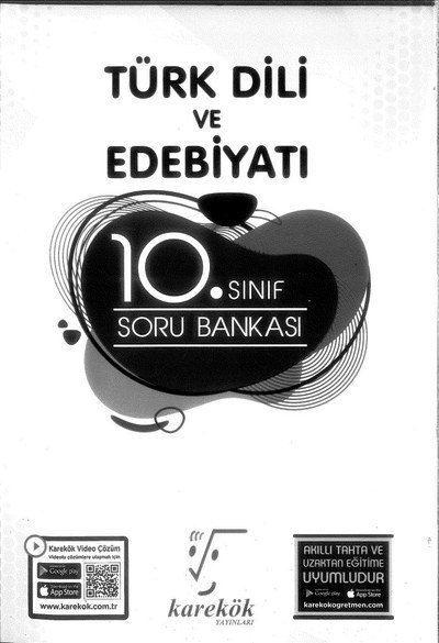 TÜRK DİLİ VE EDEBİYATI SORU BANKASI Fotokopi GO - Tüm Sınavlarda Daha İleriye