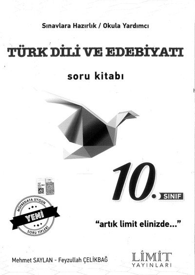 TÜRK DİLİ VE EDEBİYATI SORU KİTABI ARTIK LİMİT ELİNİZDE Fotokopi GO - Tüm Sınavlarda Daha İleriye