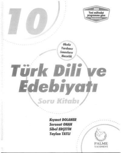 TÜRK DİLİ VE EDEBİYATI SORU KİTABI Fotokopi GO - Tüm Sınavlarda Daha İleriye