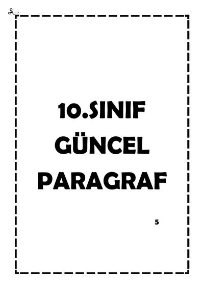GÜNCEL PARAGRAF Fotokopi GO - Tüm Sınavlarda Daha İleriye