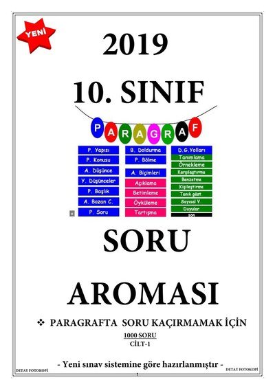 PARAGRAF SORU BANKASI 750 SORU Fotokopi GO - Tüm Sınavlarda Daha İleriye