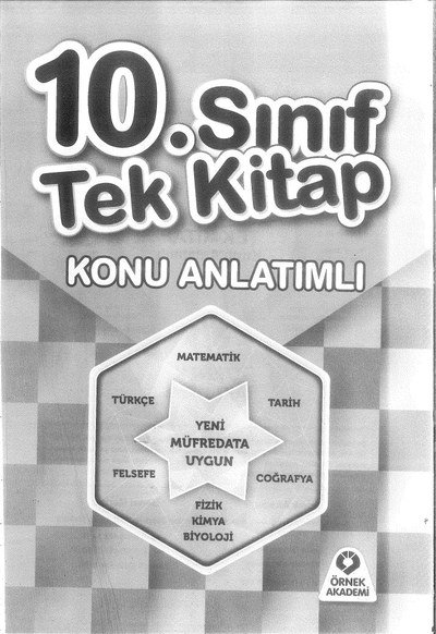 TEK KİTAP KONU ANLATIMLI YENİ MÜFREDATA UYGUN Fotokopi GO - Tüm Sınavlarda Daha İleriye