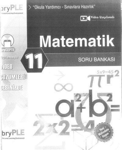 MATEMATİK SORU BANKASI VİDEO ÇÖZÜMLERİ CEBİNİZDE Fotokopi GO - Tüm Sınavlarda Daha İleriye