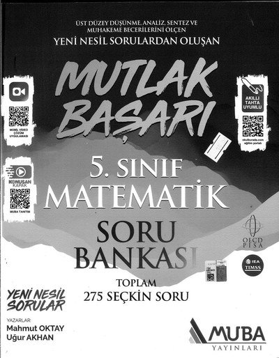 MUTLAK BAŞARI MATEMATİK SORU BANKASI Fotokopi GO - Tüm Sınavlarda Daha İleriye