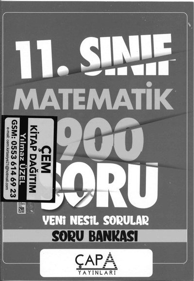 MATEMATİK 900 SORU YENİ NESİL SORULAR SORU BANKASI Fotokopi GO - Tüm Sınavlarda Daha İleriye