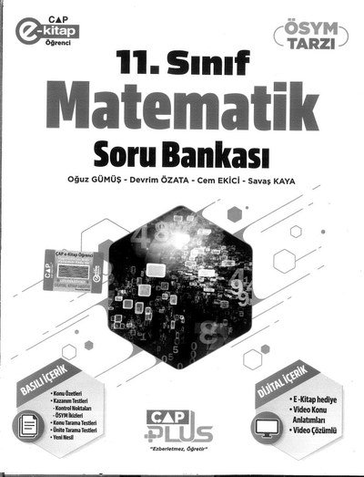 MATEMATİK SORU BANKASI BASILI İÇERİK DİJİTAL İÇERİK Fotokopi GO - Tüm Sınavlarda Daha İleriye