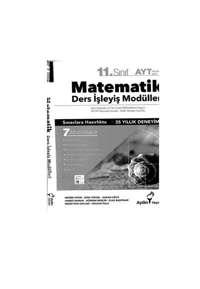 MATEMATİK DERS İŞLEYİŞ MODÜLLERİ Fotokopi GO - Tüm Sınavlarda Daha İleriye