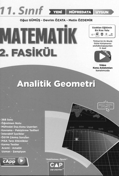 MATEMATİK 2. FASİKÜL ANALİTİK GEOMETRİ Fotokopi GO - Tüm Sınavlarda Daha İleriye