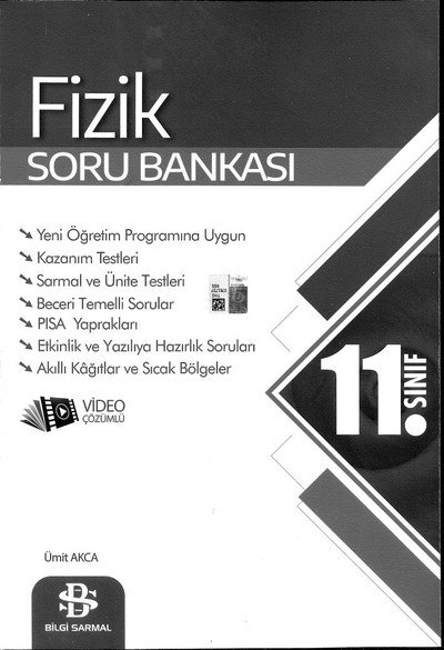 FİZİK SORU BANKASI VİDEO ÇÖZÜMLÜ Fotokopi GO - Tüm Sınavlarda Daha İleriye