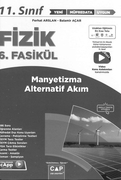 FİZİK 6. FASİKÜL MANYETİZMA ALTERNATİF AKIM Fotokopi GO - Tüm Sınavlarda Daha İleriye