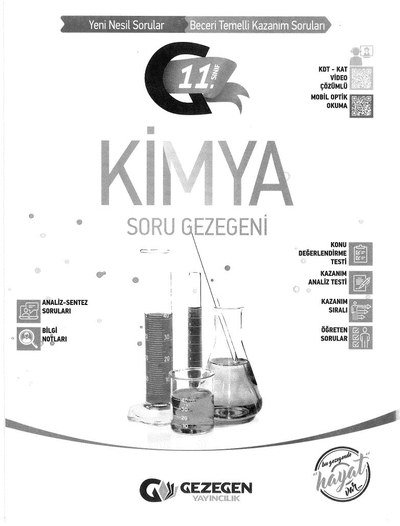 KİMYA SORU GEZEGENİ Fotokopi GO - Tüm Sınavlarda Daha İleriye