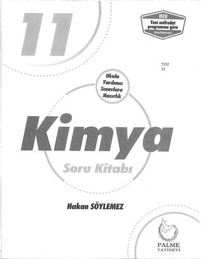 KİMYA SORU KİTABI Fotokopi GO - Tüm Sınavlarda Daha İleriye