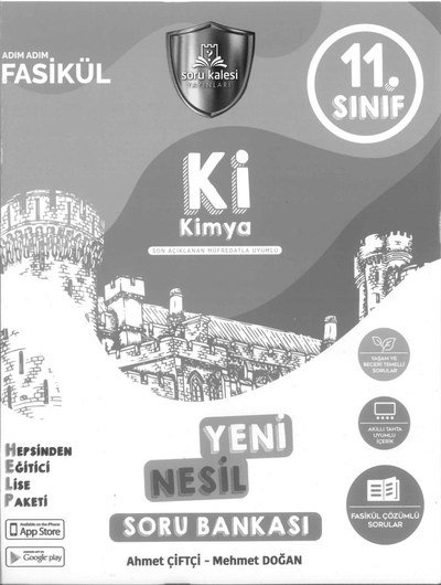 Kİ KİMYA YENİ NESİL SORU BANKASI