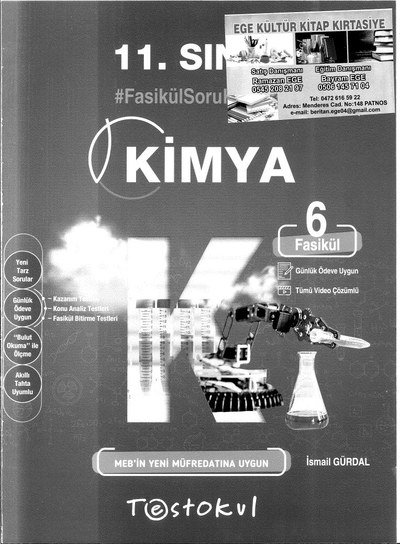 KİMYA FASİKÜL SORU KİTABI
