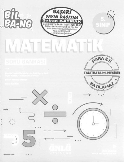 MATEMATİK SORU BANKASI Fotokopi GO - Tüm Sınavlarda Daha İleriye
