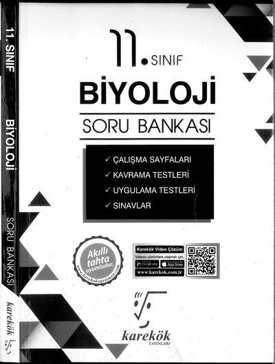 BİYOLOJİ SORU BANKASI Fotokopi GO - Tüm Sınavlarda Daha İleriye
