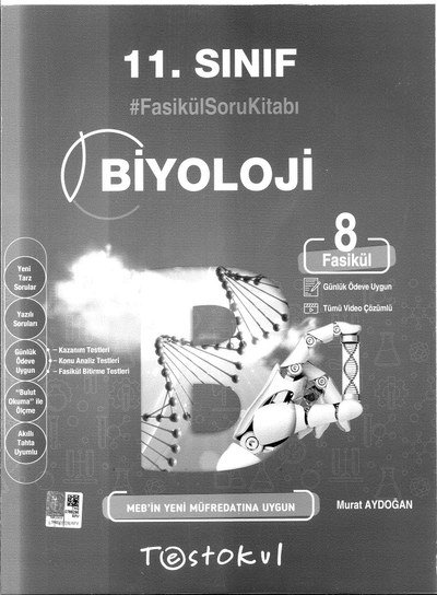 BİYOLOJİ FASİKÜL SORU KİTABI Fotokopi GO - Tüm Sınavlarda Daha İleriye
