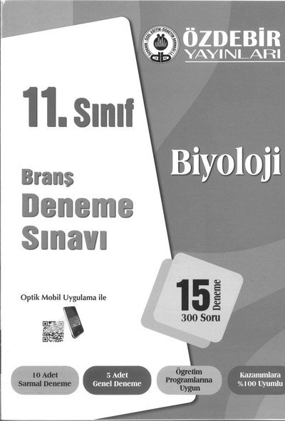 BRANŞ DENEME SINAVI 15 DENEME 300 SORU Fotokopi GO - Tüm Sınavlarda Daha İleriye