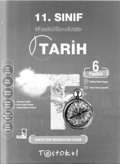 TARİH FASİKÜL SORU KİTABI 6. FASİKÜL Fotokopi GO - Tüm Sınavlarda Daha İleriye