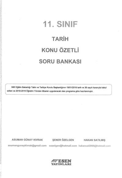 TARİH KONU ÖZETLİ SORU BANKASI Fotokopi GO - Tüm Sınavlarda Daha İleriye