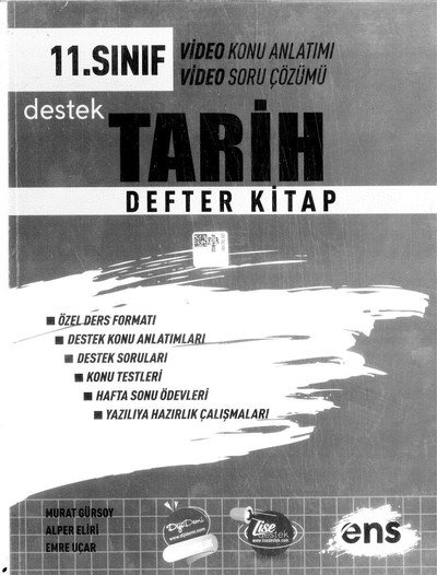 TARİH DEFTER KİTAP KONU ANLATIMI SORU ÇÖZÜMÜ Fotokopi GO - Tüm Sınavlarda Daha İleriye