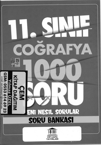 COĞRAFYA 1000 SORU YENİ NESİL SORULAR SORU BANKASI Fotokopi GO - Tüm Sınavlarda Daha İleriye