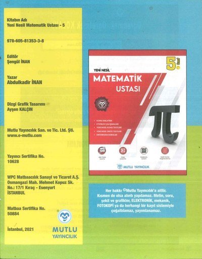 MATEMATİK USTASI Fotokopi GO - Tüm Sınavlarda Daha İleriye