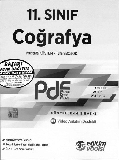 COĞRAFYA PLANLI DERS FÖYÜ Fotokopi GO - Tüm Sınavlarda Daha İleriye