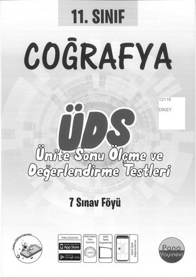 COĞRAFYA ÜNİTE SONU ÖLÇME VE DEĞERLENDİRME TESTLERİ Fotokopi GO - Tüm Sınavlarda Daha İleriye