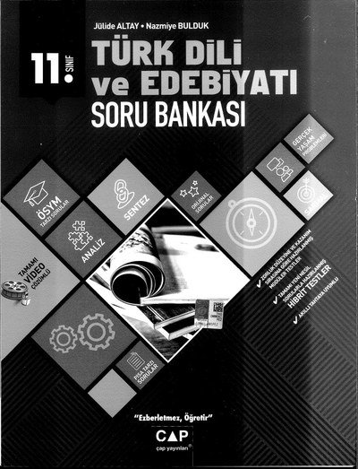 TÜRK DİLİ VE EDEBİYATI SORU BANKASI Fotokopi GO - Tüm Sınavlarda Daha İleriye