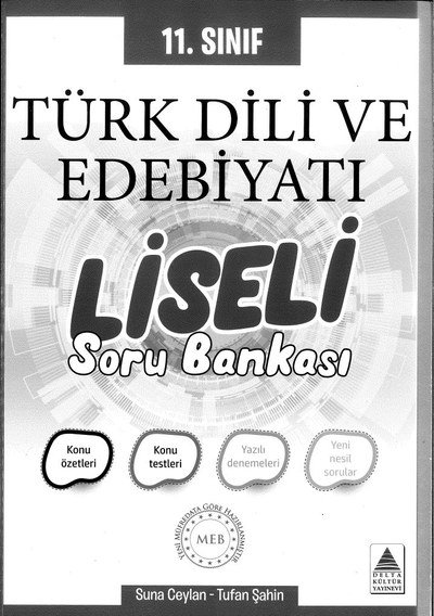 TÜRK DİLİ VE EDEBİYATI LİSELİ SORU BANKASI Fotokopi GO - Tüm Sınavlarda Daha İleriye