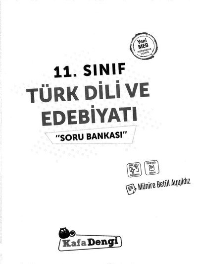 TÜRK DİLİ VE EDEBİYATI SORU BANKASI Fotokopi GO - Tüm Sınavlarda Daha İleriye