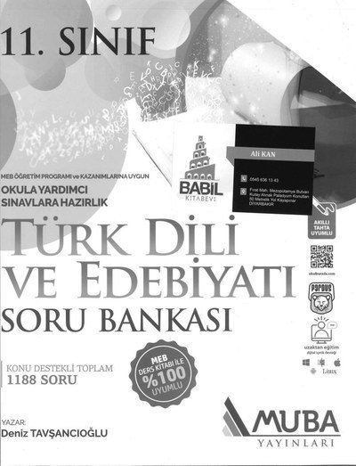 TÜRK DİLİ VE EDEBİYATI SORU BANKASI Fotokopi GO - Tüm Sınavlarda Daha İleriye
