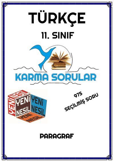 TÜRKÇE 975 SEÇİLMİŞ SORU PARAGRAF Fotokopi GO - Tüm Sınavlarda Daha İleriye