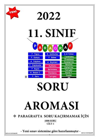 PARAGRAF SORU BANKASI 750 SORU Fotokopi GO - Tüm Sınavlarda Daha İleriye