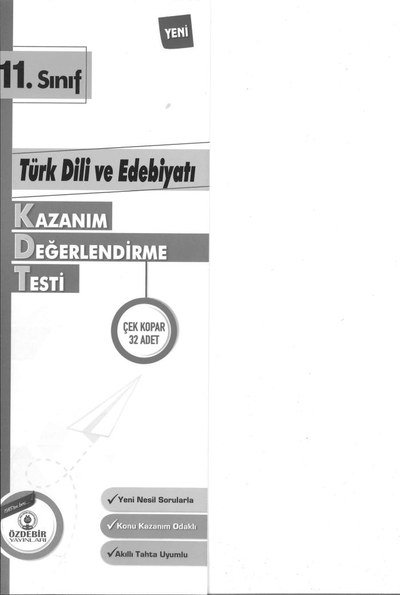 TÜRK DİLİ VE EDEBİYATI KAZANIM DEĞERLENDİRME TESTİ 32 ADET Fotokopi GO - Tüm Sınavlarda Daha İleriye