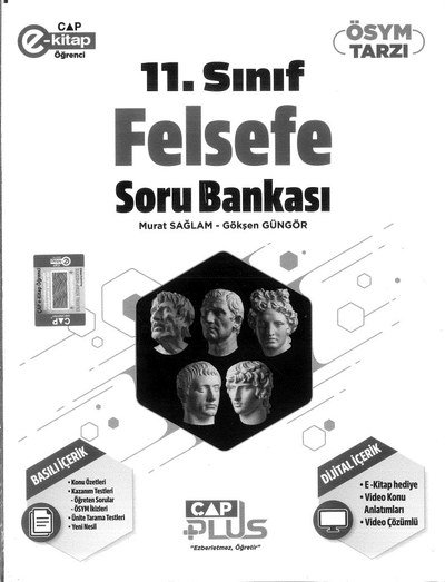 FELSEFE SORU BANKASI Fotokopi GO - Tüm Sınavlarda Daha İleriye