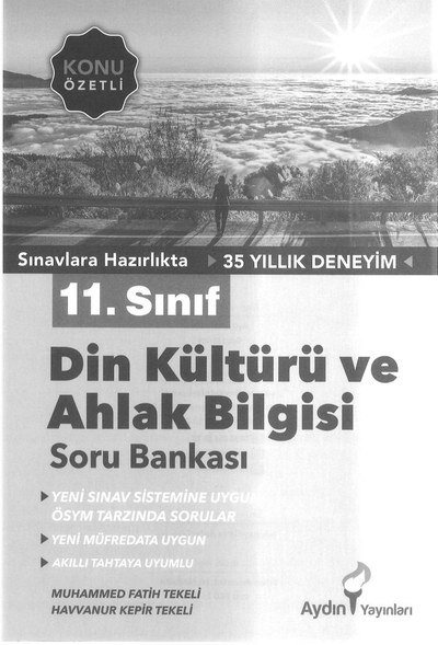 DİN KÜLTÜRÜ VE AHLAK BİLGİSİ SORU BANKASI Fotokopi GO - Tüm Sınavlarda Daha İleriye