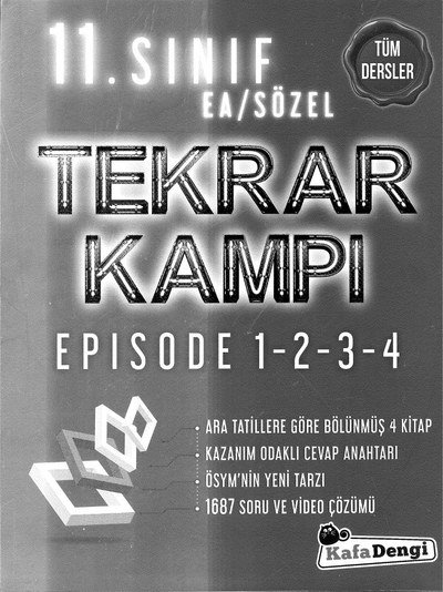 EA/SÖZEL TEKRAR KAMPI EPISODE 1-2-3-4 Fotokopi GO - Tüm Sınavlarda Daha İleriye