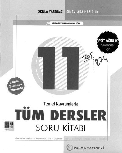 TÜM DERSLER SORU KİTABI TEMEL KAVRAMLARLA Fotokopi GO - Tüm Sınavlarda Daha İleriye