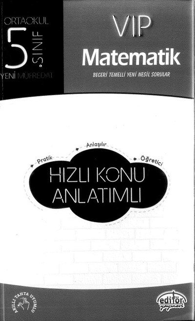 VIP MATEMATİK KONU ANLATIMLI Fotokopi GO - Tüm Sınavlarda Daha İleriye