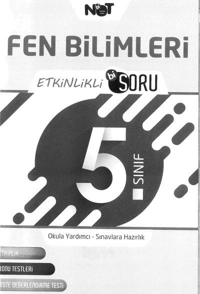 FEN BİLİMLERİ ETKİNLİKLİ SORU Fotokopi GO - Tüm Sınavlarda Daha İleriye